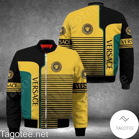 versace black and yellow jacket